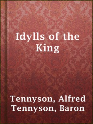 cover image of Idylls of the King